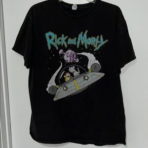 TM Cartoon Rick and Morty Graphic Tee Size Large XL